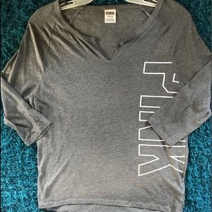 Victoria’s Secret pink 3/4 sleeve shirt